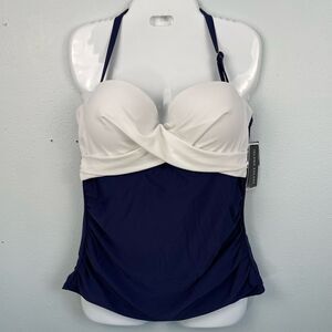 NWT Island Escape Tankini Top Size 14
